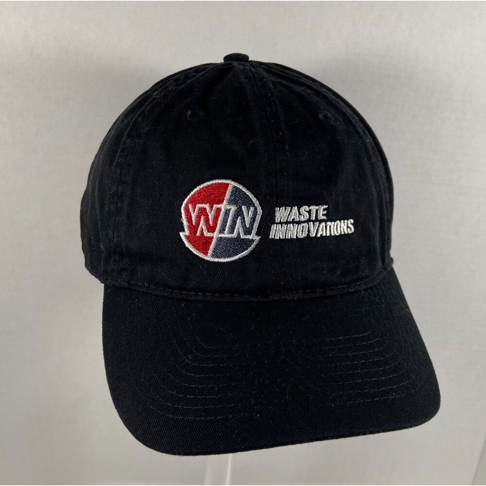 Waste Innovations Clutch By Vantage Adjustable Baseball Cap Hat Black